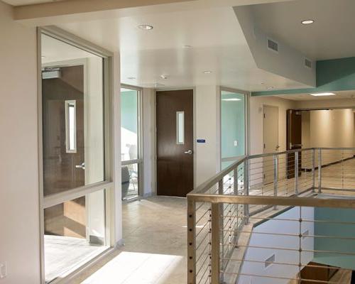 Student Residence Hallway