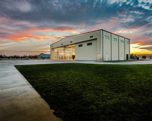 Sunset photo of Elizabeth City MTU building